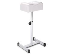 Costway Pedicure Manicure Footrest Adjustable Seat Height Nail Foot Stand with Soft Cushion in White COSTWAY White