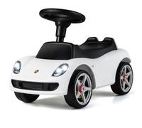 Costway Porsche Foot To Floor Sliding Car With Sound Buttons-White