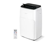 Costway Portable Air Conditioner 14000 BTU Cooling Heating AC w/Fan &24H Timer in White COSTWAY White
