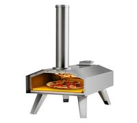 Costway Portable Outdoor Pizza Oven Wood Pellet Fired Stainless Steel Pizza Maker Picnic