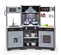 Costway Pretend Play Kitchen For Kids Aged 3+ Wooden Toy Set W/ Range Hood