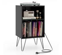 Costway Record Player Stand 3-Tier Turntable Stand Vinyl Record Storage Table