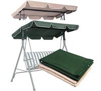 COSTWAY Replacement Canopy for Swing Seat 2 & 3 Seater Sizes Hammock Cover Top Garden Outdoor (114 x 168cm, Green)