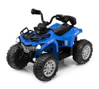Costway Ride On ATV 4 Wheeler 12V Electric Powered Quad Vehi lue in Blue COSTWAY Blue