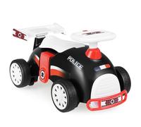 COSTWAY Ride on Car, Toddler Foot to Floor Sliding Car with Music, Steering Wheel, Under-Seat Storage, Kids Ride on Toy for 19-36 Months (Police)