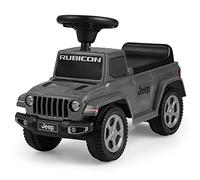 COSTWAY Ride on Push Along Car, Jeep Licensed Baby Foot to Floor Slider with Horn & Engine Sound, Storage Compartment, Toddler Sliding Walker for 18-36 Months (Grey)