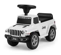 Costway Ride on Push Car Licensed Jeep Push Along Car Toddler Foot-to-Floor Sliding in White COSTWAY White