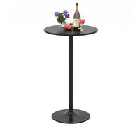 Costway Round Bistro Table 101Cm Bar Height Cocktail Table Converts Into 56Cm Tall Coffee Table High Top Pub Table