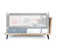 Costway Single Toddler Bed Guard Height Adjustable Baby Bed Rail W/ Safety Lock 175Cm