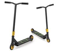 Costway Stunt Scooter Pro Trick Scooter w/2 PU Wheels 10 Years & Up in Black COSTWAY Black