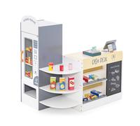 Costway Toddler Grocery Store Kids Supermarket Playset - White COSTWAY White