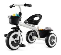 Costway Toddler Tricycle Trike 3-Wheel Toddler Bike W/ Adjustable Seat-White