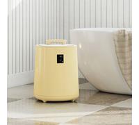 Costway Towel Warmer for Bathroom 18 L Large Blanket Warmer w/LED Display in Yellow COSTWAY Yellow