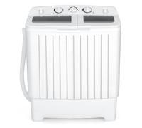 Costway Twin Tub Washing Machine Mini Washer 5KG Washer+3KG Dryer COSTWAY Multicolor