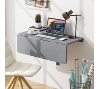 Costway Wall Mounted Folding Table 80 X 60 Cm Drop-Leaf Desk
