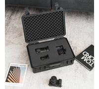 Costway Waterproof Protective Hard Case Portable Camera Case w/Foam 46x36x17cm in Black | Size: 46 x 36 x 17 cm COSTWAY Black 46 x 36 x 17 cm