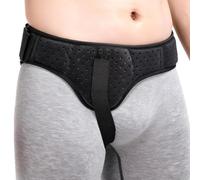 Costye Hernia Belt for Men Hernia Truss, Inguinal Hernia Support for Left or Right Side, for Inguinal, Groin Hernias, Comfortable, Adjustable StrapBlack,L