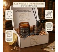 Cosy Art London Cosy Art Old Bookshop Fragran. Candle And Diffuser Set