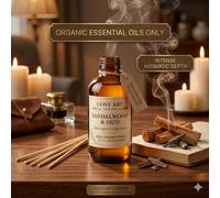Cosy Art London Sandalwood & Oud Reed Diffuser Refill 100Ml