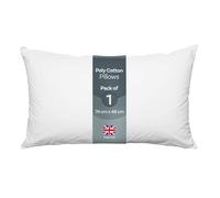 Cosy Aura Linens Soft Poly Cotton Hotel Pillows Pack, Designed For Ultimate Luxury Sleep Experience, Breathable Premium Quality Hotel Pillow (Pack of 1)