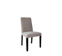 Cosy Burrows Custom-Fit Slipcover for BERGMUND Dining Chair Replacement Cover in Gray Blue Beige Durable Washable IKEA Chair Cover (Beige)