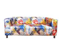 Cosy Burrows Klippan Two-seater Sofa Cover Custom Made Replacement Loveseat Slipcover Washable Pets Friendly Plush Velvet Fits IKEA KLIPPAN 2-Seat Sofa 180 cm (Multi-Colour)