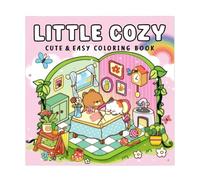 Cosy Colouring Book, Cute Drawing Book for Children - Educational Learning Activity for Relaxation and Entertainment in Preschool Age