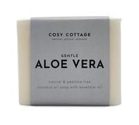 Cosy Cottage Aloe Vera Soap Bar- 110g |Handmade, Natural & Moisturising Cleanser | Plastic Free, Palm Oil Free, SLS Free | Shower & Bath Soap | Gift for Women