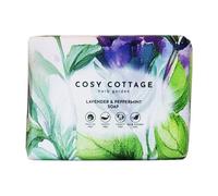 Cosy Cottage Herb Garden Lavender and Peppermint Soap Bar 120g | Handmade, Moisturising Herbal Soap| With Essential Oils| Soothing & Refreshing Scent | No Palm Oil, SLS, Additives or Plastic