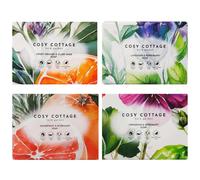 Cosy Cottage Herb Garden Soap Bar Gift Set | 4 x 120g | Handmade, Moisturising Herbal Soap with Essential Oils | Eco-Friendly | Palm Oil & SLS-Free | Ideal Christmas Gifting for Him or Her