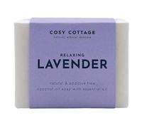 Cosy Cottage Relaxing Lavender Soap Bar - 110g | Handmade, Cruelty Free and Moisturising |Free from Palm Oil, SLS, Additive and Plastic