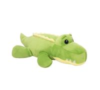 Cosy Cuddles Animal Plush Cushion | Soft Weighted Plush Toy Pillow for Kids & Adults | Cute Stuffed Animal Cushion for Anxiety ADHD Autism Stress Relief | Crocodile, Pug, Unicorn | 18M+ (Crocodile)
