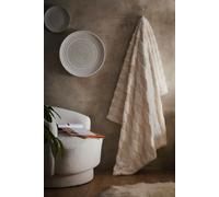 'Cosy Diamond' Super Soft Jacquard Boucle Throw Appletree Natural 150cm × 200cm