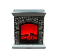 Cosy Fireplace Electric Wax & Oil Melt Burner Lamp Light | Nostalgic Mini Fireplace Design with Flickering Light | Compatible with Cello Wax Medallions & Fragrance Mixology Oils