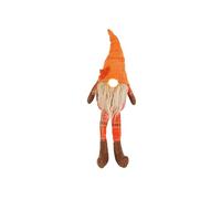 Cosy Home Christmas Gnome Textile Figurine, Orange, 15 x 10 x 31 cm
