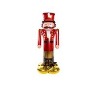 Cosy Home Giant Christmas Foil Balloon, Nutcracker, Red, 80 x 150 cm