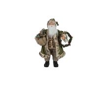 Cosy Home Polyester Santa Figurine, Green/Brown, 43X21XH61cm