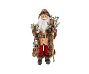 Cosy Home Textile Santa Claus, Red/Green, 25 x 15 x 46 cm