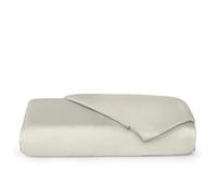 Cosy House Collection Luxury Bamboo Duvet Cover - Ultra Soft Comforter, Duvet, or Quilt Cover - Solid Zippered Duvet Protector for Bed (Super King, Cream)