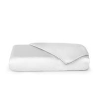 Cosy House Collection Luxury Bamboo Duvet Cover - Ultra Soft Comforter, Duvet, or Quilt Cover - Solid Zippered Duvet Protector for Bed (Double, White)