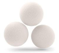 Cosy House Collection Wool Dryer Balls - Natural Fabric Softener Reusable - Reduce Wrinkles, Lint & Drying Times - Makes Laundry Snuggle Soft (3 Pack) Set