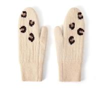 Cosy Leopard Paws Winter Gloves PEACH ACCESSORIES Beige One Size