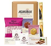 Cosy Night In Treat Box - Hot Chocolate, Biscuits, Marshmallows & Chocolate Wafer - Comfort Food Gift Set for Her, Him or Friends - Relaxing Snack Box with Mood-Setting Playlist - Self Care