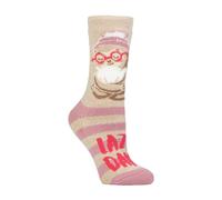 HEAT HOLDERS SOCKSHOP Women's Socks - Fun Feet Lite Warm Thermal Novelty Patterned Socks 1 Pair Size 4-8 Gift Idea for Winter Lazy Days 4-8