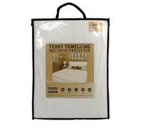 Cosy Touch Bedding Terry Towel Towelling Waterproof Fitted Sheet Mattress Pillow Protector Covers - King Bed (150cm x 200cm)