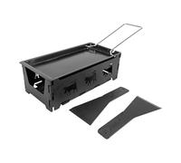 Cosy & Trendy 5659008 Candle Raclette Findings, Stainless Steel, Black