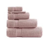 Cosy & Trendy Billy Set of 4 Cotton Washcloths, 650 g/m², Pink, 16 x 21 cm