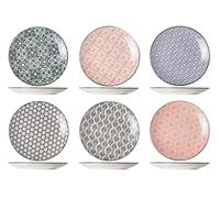 Cosy & Trendy DELIRIO 6 Dinner Plate Assorted D23.5 cm Pack of 6
