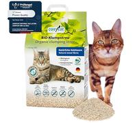 COSYCAT Clumping Wood Cat Litter, 100% Natural Wood Fibre product, dust-free (Fine Granule1x20l)