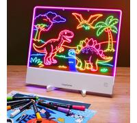 CosyCorner LED Drawing Board for Kids with Neon Effects, 16.6 Inch Rechargeable Light Up Tablet, 20+ Hrs Battery, 7 Markers for Creative Doodle & Tracing Art, Great Gifts for Boys & Girls